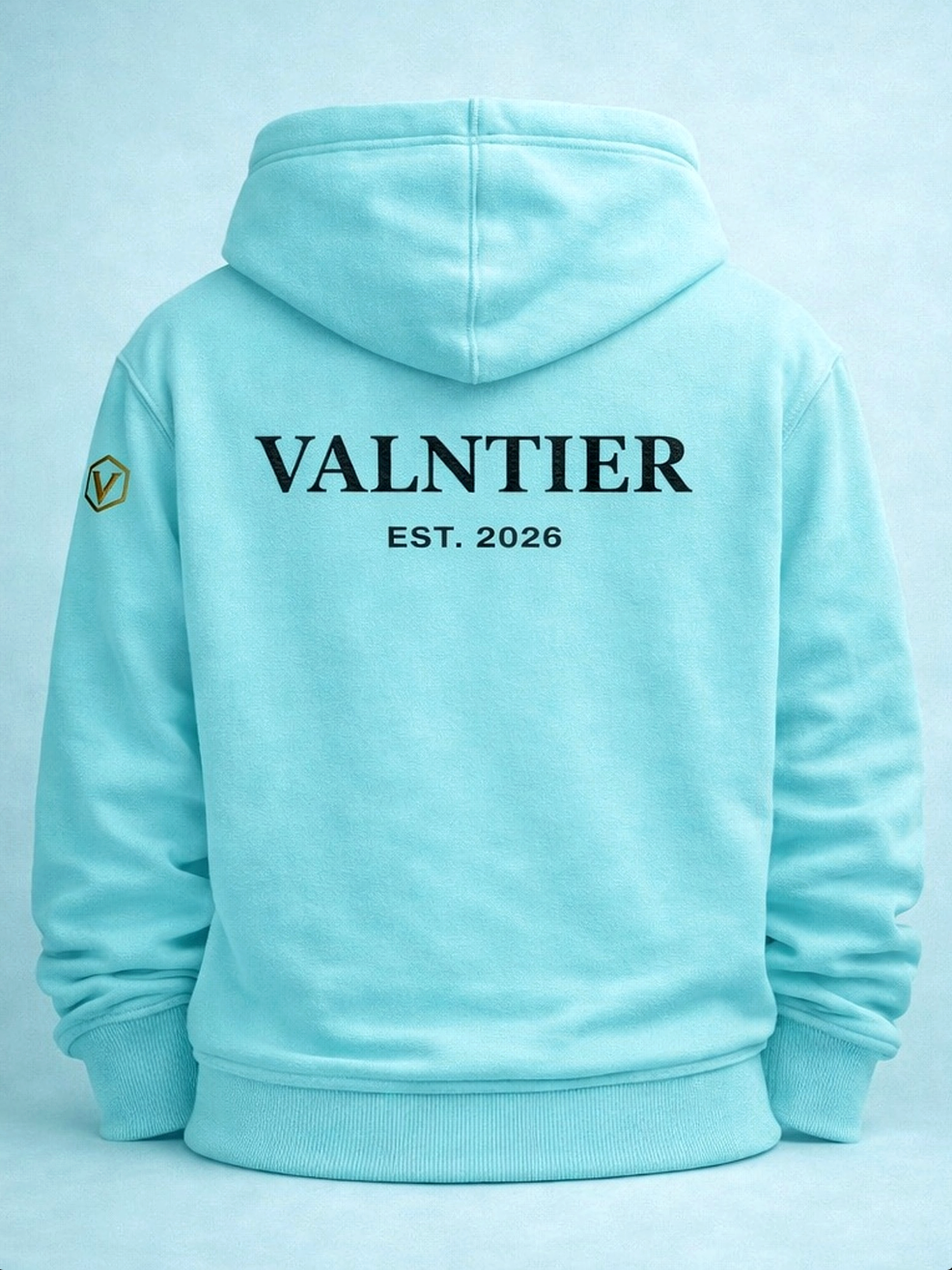 VALNTIER Essential Hoodie Coastal Blue