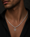 VALNTIER Ice Tennis Necklace