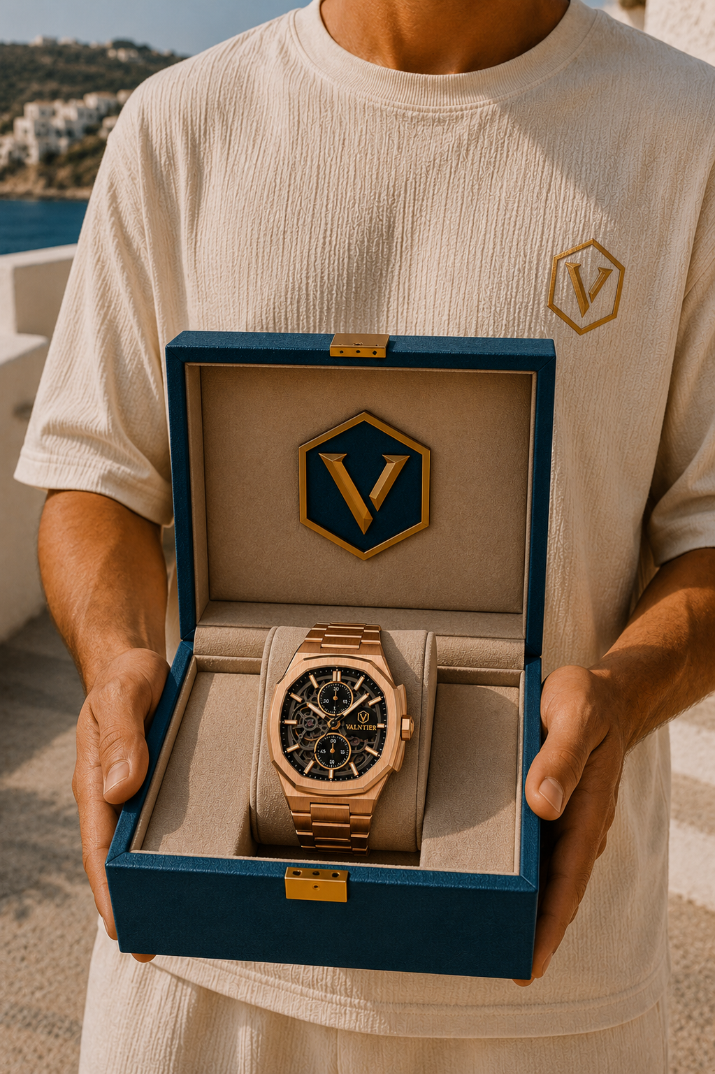 VALNTIER Obsidian X Rose Gold