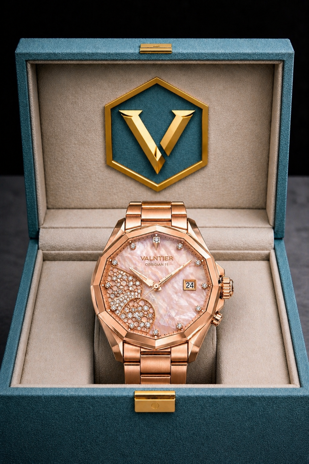 VALNTIER Obsidian 11 Rose Diamora