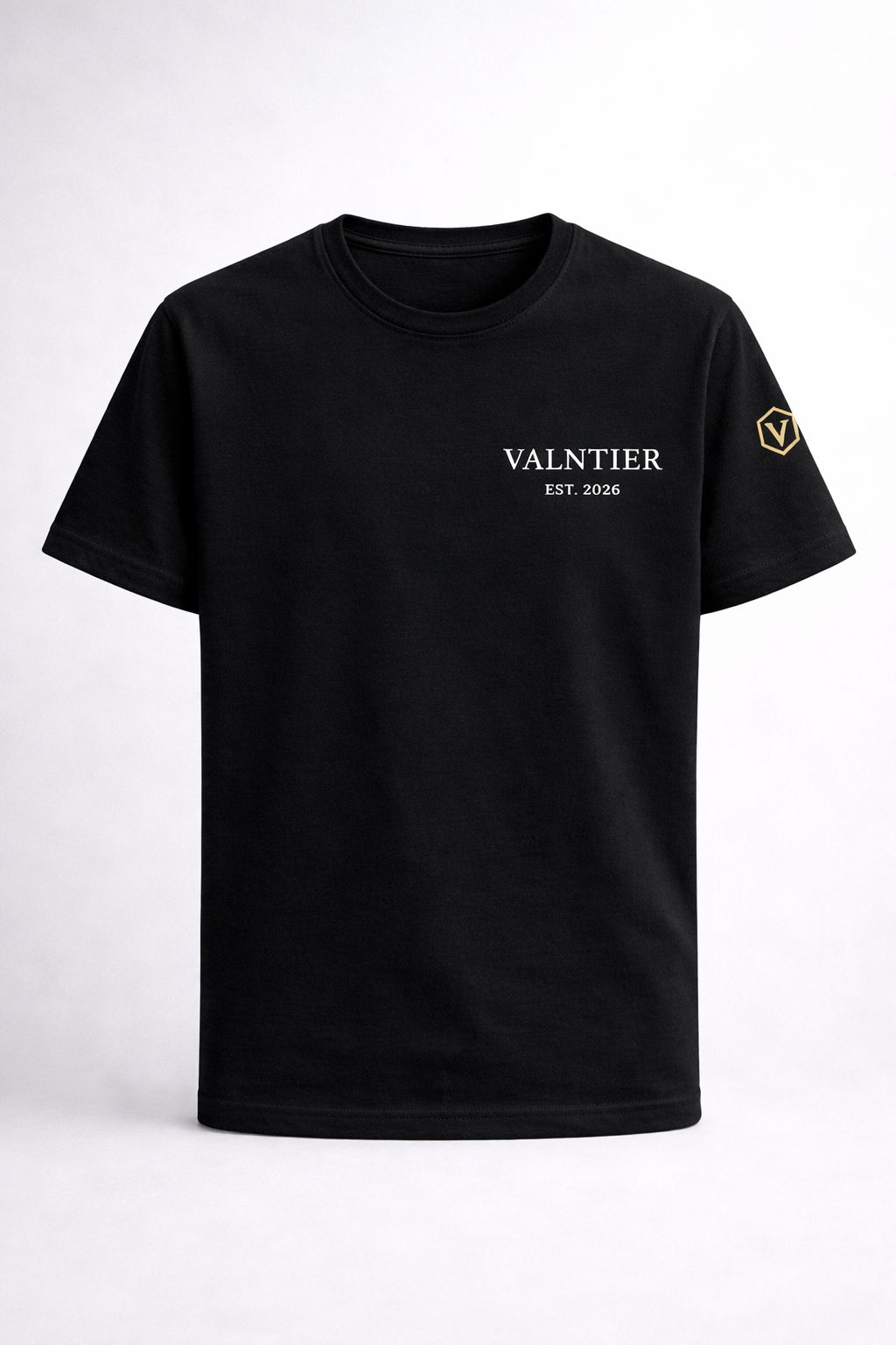 VALNTIER T-Shirt Phantom Black